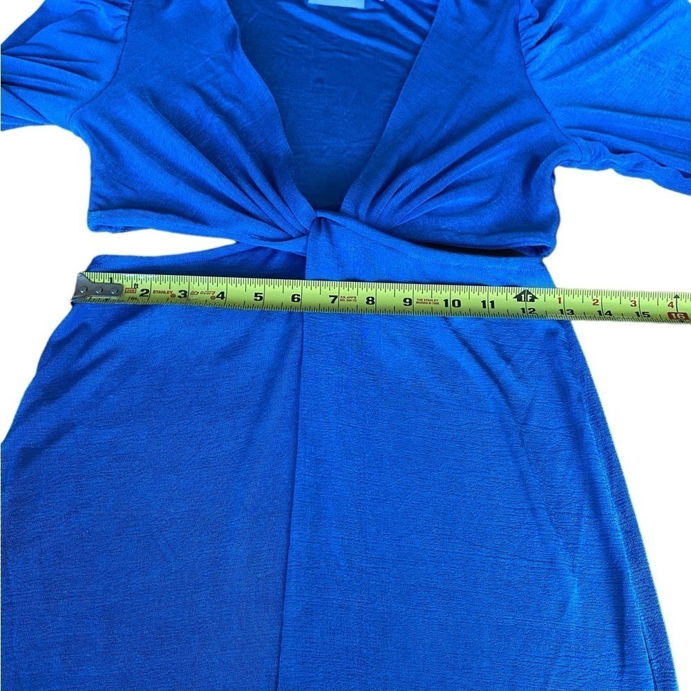 Princess Polly Women's Size 8 Blue Long Sleeve Cut Out Party Dress  New with Tag - Picture 14 of 16